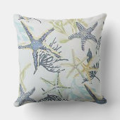 Oreiller décoratif Blue Starfish (Verso)