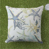 Oreiller décoratif Blue Starfish (Herbe)