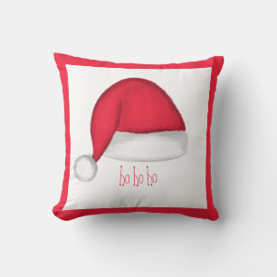 Oreiller décoratif chapeau de Père Noël