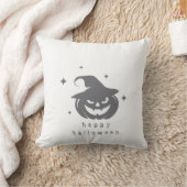 Oreiller décoratif citrouille d'Halloween (Couverture)
