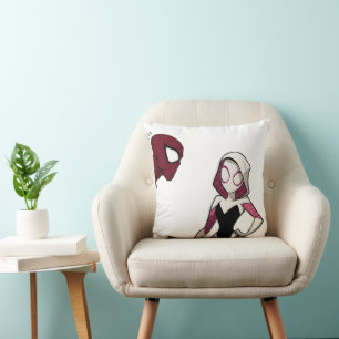 Oreiller décoratif de style de bande dessinée de s