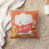 Oreiller décoratif Éléphant bébé (Couverture)