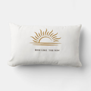 Oreiller Décoratif Inspirant « Rise Like the Sun »