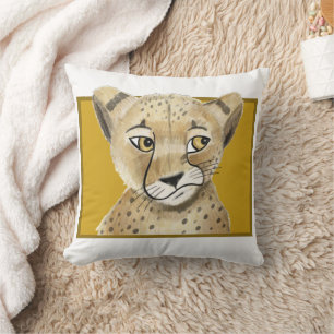 Oreiller décoratif joli guépard – Maison d'animaux