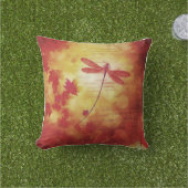 Oreiller décoratif libellule d'automne (Herbe)