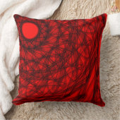 oreiller décoratif noir et rouge (Couverture)