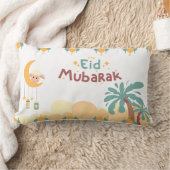 Oreiller décoratif Pastel Moon & Palm Eid Mubarak- (Couverture)