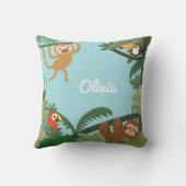 Oreiller décoratif pour chambre d'enfant sur le th (Verso)