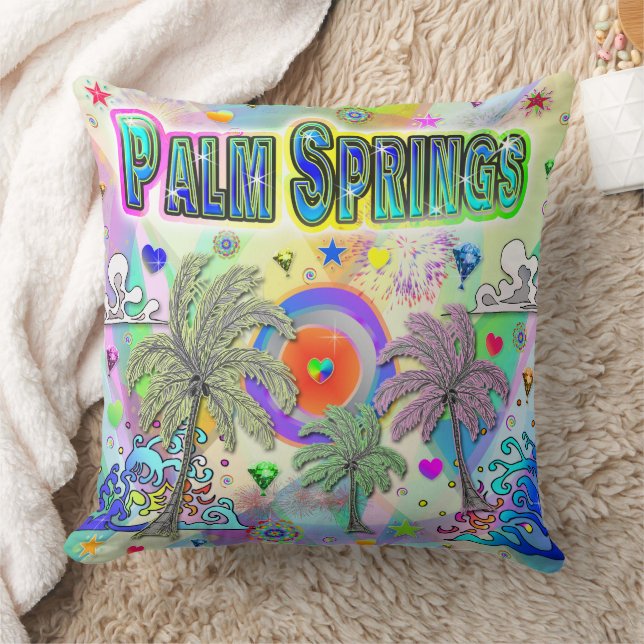 Oreiller Deep Dream de Palm Springs (Couverture)