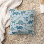 Oreiller Dinosaures Bleu (Couverture)