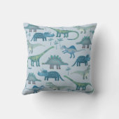 Oreiller Dinosaures Bleu (Verso)