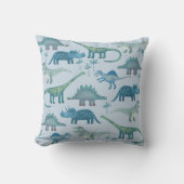 Oreiller Dinosaures Bleu (Recto)