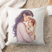 Oreiller Doux d'Amour Mère & Bébé – Décoration de  (Couverture)