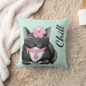 Oreiller doux Kitty Chill Lancer (Couverture)