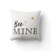 Oreiller du coeur de la mine d'abeilles