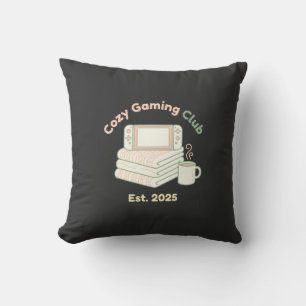 Oreiller du Cozy Gaming Club Établi en 2025 Mign