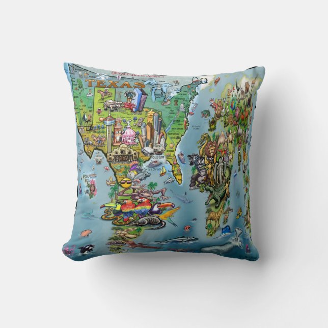 Oreiller du monde du Texas (Recto)