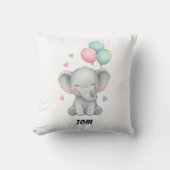 Oreiller éléphant aquarelle (Recto)