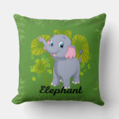 Oreiller éléphant bébé pour enfants – Conception d (Recto)