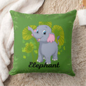Oreiller éléphant bébé pour enfants – Création de  (Couverture)