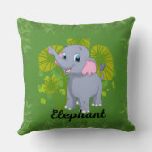 Oreiller éléphant bébé pour enfants – Création de  (Verso)