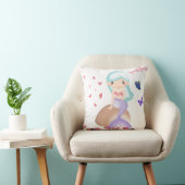 Oreiller en Art Doux Rose (Chaise)