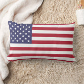 Oreiller en bois du drapeau des États-Unis d'Améri (Couverture)