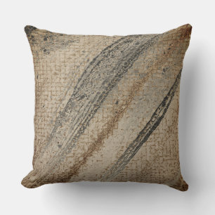 Oreiller en peau de serpent noir doré, Luxe