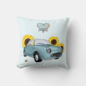 Oreiller Figaro Aqua Pale (Recto)