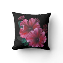 Oreiller fleur de pétunia