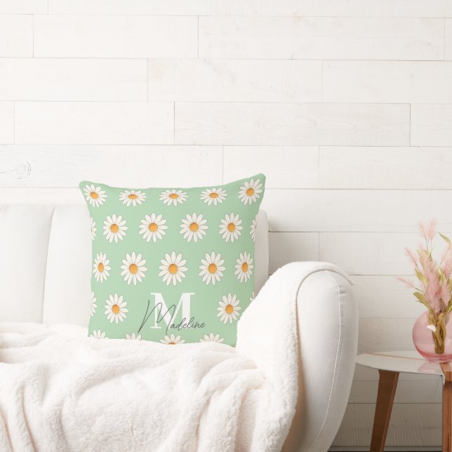 Oreiller Fleur Faisy - Cosy Décor Maison (Canapé)