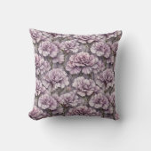 Oreiller Fleur Violet Élégant (Recto)
