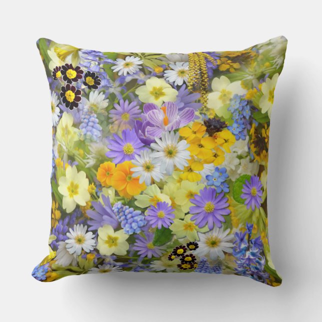 oreiller fleurs de printemps (Recto)