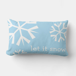 Oreiller flocon de neige Holiday Let it Snow
