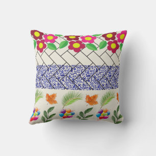 Oreiller Floral Personnalisé, coussin de Personnal