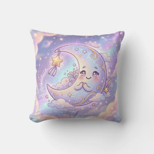 Oreiller Galaxie Lune Pastel