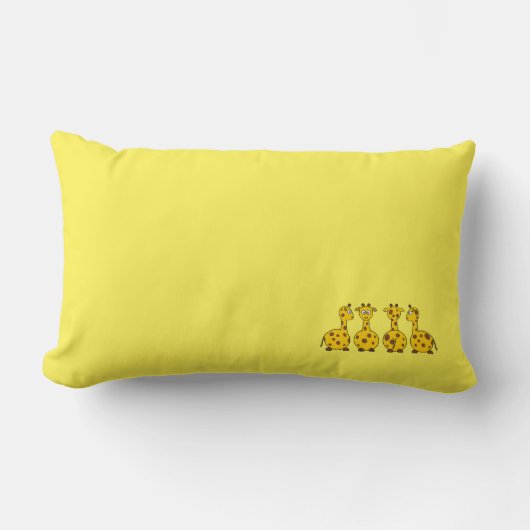 Oreiller girafe pour enfants (Recto)