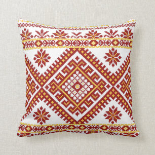 Oreiller Grande Broderie Ukrainienne au Point de C
