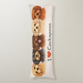 Oreiller J'adore les Cockapoos | Coussin pour Amat (Devant (Vertical))