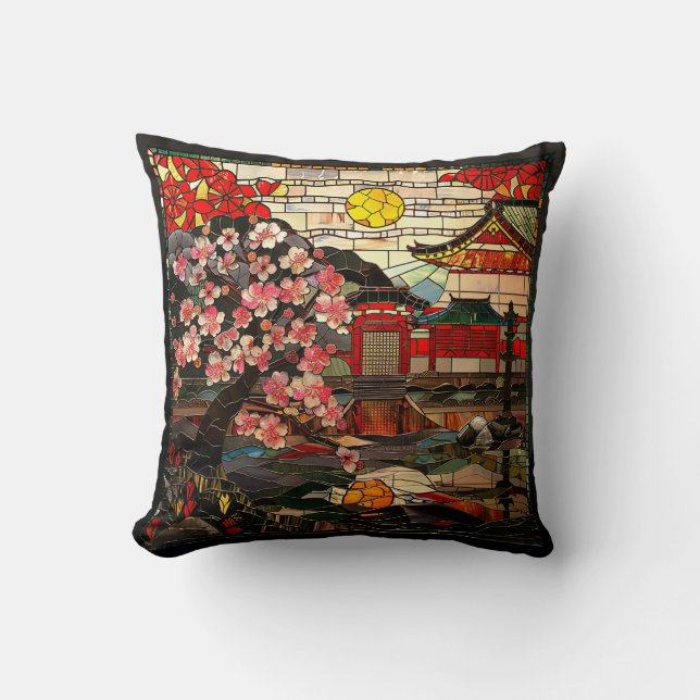 Oreiller japonais en verre ciselé (Recto)