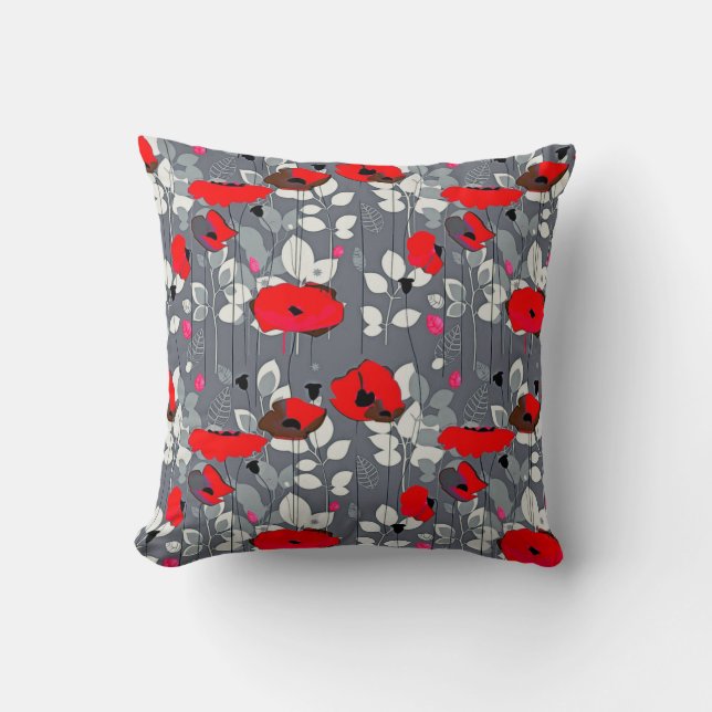 Oreiller Jardin rose (Recto)