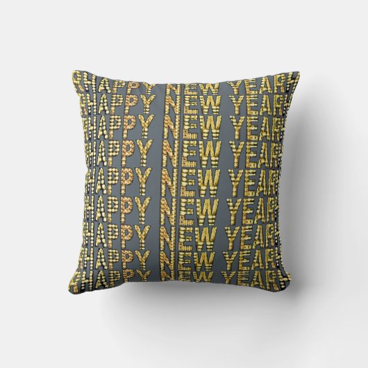 Oreiller Jaune Jaune HNY (Verso)