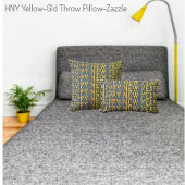 Oreiller Jaune Jaune HNY