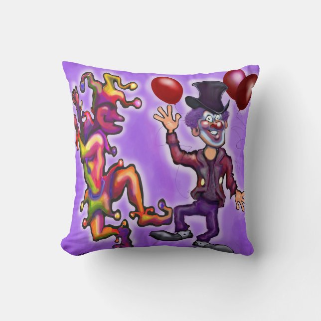 Oreiller Jester Clown Thlow (Recto)