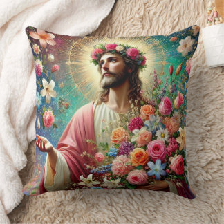 Oreiller Jésus coloré !