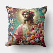 Oreiller Jésus coloré ! (Recto)