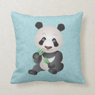 oreiller jetable à l'ours panda mignon