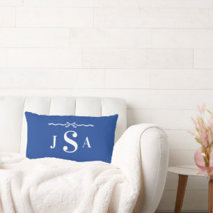 Oreiller jetable à monogramme personnalisé avec un