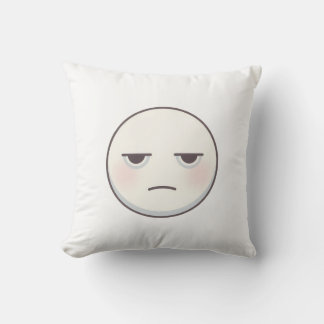 Oreiller jetable avec emoji de visage fatigué mini