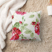 Oreiller jetable avec impression de rose rouge sur (Couverture)